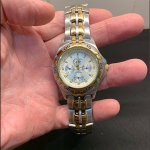 Fossil Deep Water Watch  Sliver/Gold. Many Extras